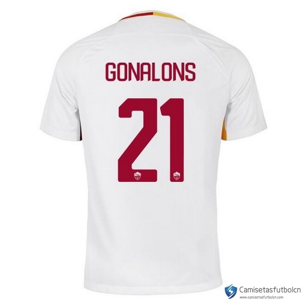 Camiseta AS Roma Segunda equipo Gonalons 2017-18